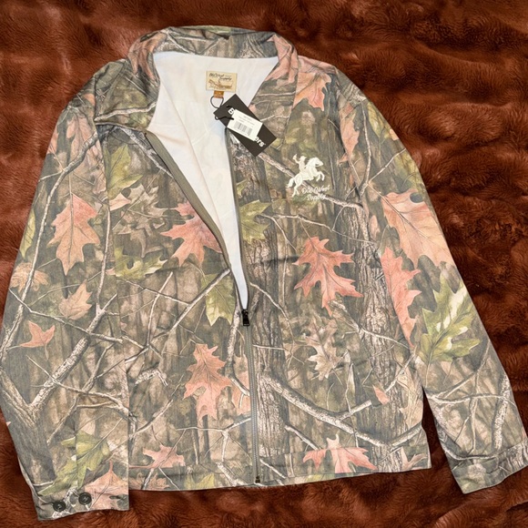 NWT old west supply Camouflage Leaf Pattern Jacket - Picture 2 of 4